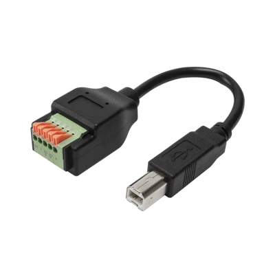 यूएसबी2.0 बीएम टू 5पिन टर्मिनल ब्लॉक एडाप्टर केबल पुश बटन के साथ